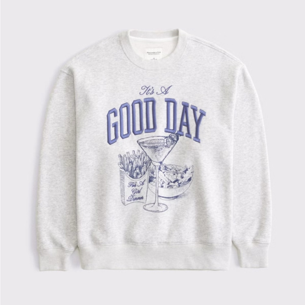 Abercrombie Sunday Crew Sweatshirt